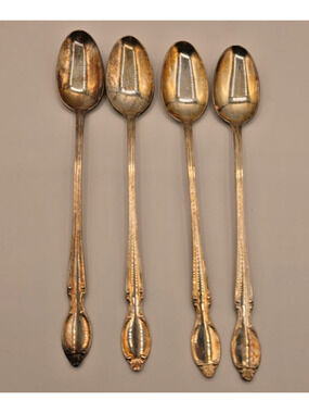 Vintage WM Rogers Silver-Plated Teaspoons - Set of 4